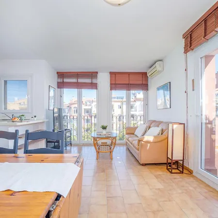 Con Terraza Grande Y Piscina Cerca De La Playa - Hisp-288-55 Apartamento