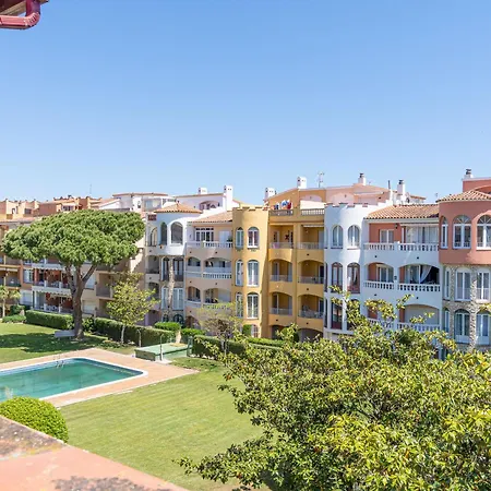 Con Terraza Grande Y Piscina Cerca De La Playa - Hisp-288-55 Apartment Empuriabrava